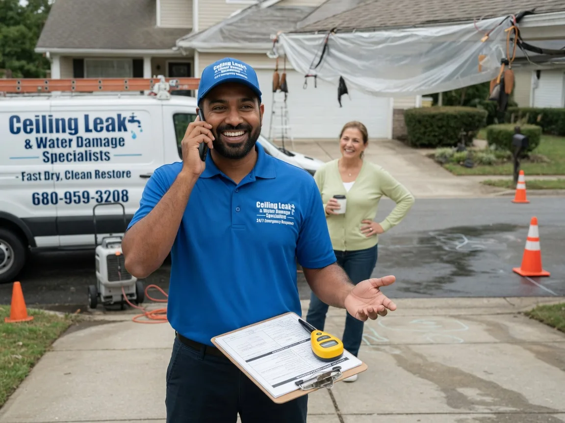 Ceiling Leak Cleanup Hedley, TX FAQs